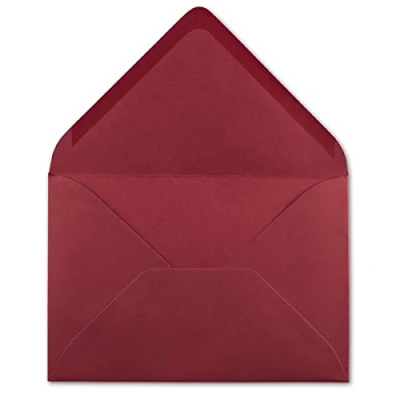 Immagine di 100 buste per lettere, formato DIN C6, 11,4 x 16,2 cm, 120 g/m², con incollaggio a umido, inviti del vostro Glüxx Agent