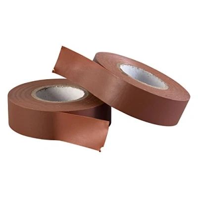 Immagine di Gocableties Nastro isolante marrone 19 mm x 20 m Robusto ed autoadesivo Per proteggere, unire e riparare cavi 2 rotoli
