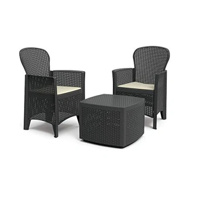Immagine di Ipae Progarden Set Tree Antracite C/Cuscini