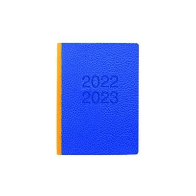 Immagine di Letts of London 23 031316 Agenda 22,23 giorni a pagina, formato A6, con appuntamenti, colore: Blu e Mandarino