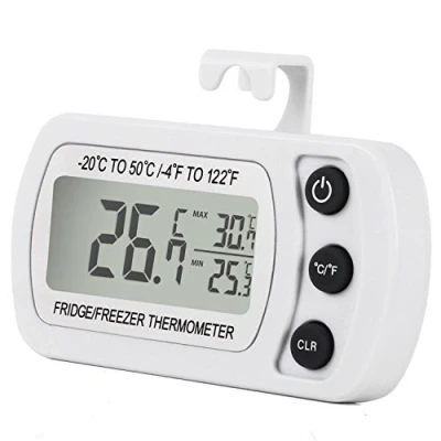 Immagine di Unigear Termometro Digitale per Frigorifero LCD Display Termometri Impermeabile da Congelatore Frigo Freezer con Gancio