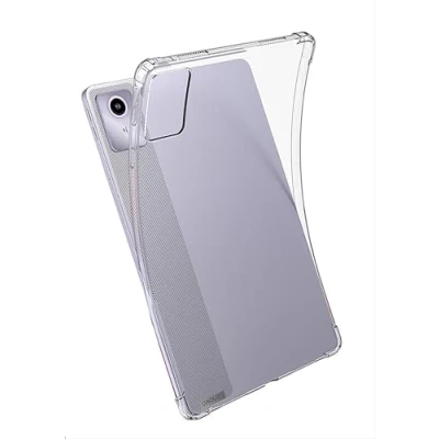 Immagine di GIOPUEY Cover per Lenovo Tab M11 2024, Scocca Posteriore in TPU Morbido, Copertura Sottile, Protezione Airbag, Custodia Compatibile con 2024 trasparente