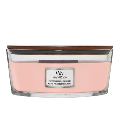 Immagine di WoodWick Scented Candle Ellipse Pressed Blooms &amp; Patchouli 9 cm / 19