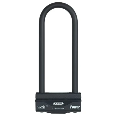 Immagine di ABUS U lock Granit Power 58/140HBIII robusta serratura per moto con doppia chiusura livello di sicurezza 18 altezza grillo 100 mm