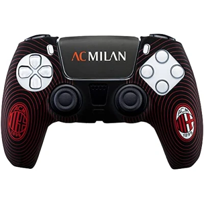 Immagine di Controller Skin AC Milan 3.0 per PlayStation 5 (PS5): Guscio in Silicone e Uno sticker Personalizzare Il Touch Pad