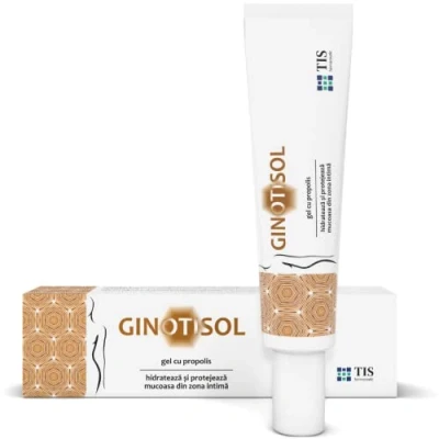 Immagine di Gel Igiene Intima con Propoli, GINOTISOL, 40 ml idratante, contro secchezza, prurito, bruciore e disagio della mucosa, Uso esterno, Idrata, Protegge, Sollievo Rapido, Quotidiano