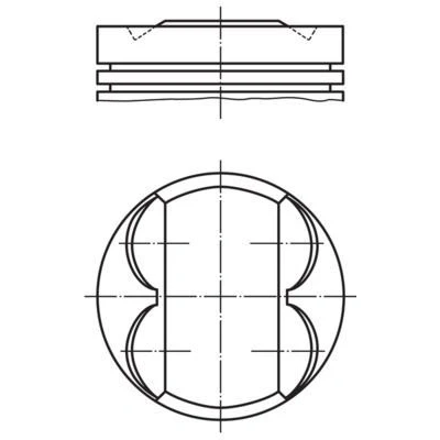 Immagine di Pistone MAHLE ORIGINAL 011 PI 00113 000