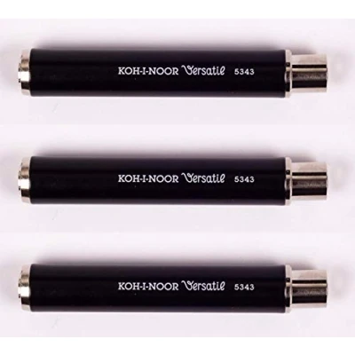 Immagine di KOH I NOOR 5343 gesso supporto in metallo per rotondo 9 10 mm, nero 3 PEZZI
