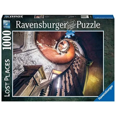 Immagine di Ravensburger Puzzle Scala a Chiocciola, Collezione Lost Places, 1000 Pezzi, Idea regalo, per Lei o Lui, Adulti