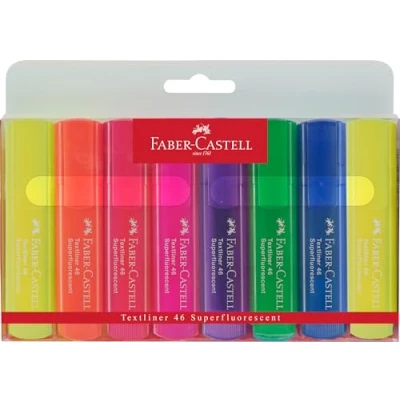 Immagine di FABER CASTELL CF8 EVIDENZIATORI TEXT SUPERFLUO