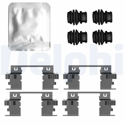 Immagine di DELPHI LX0799 Kit accessori, Pastiglia freno HONDA: HR V II
