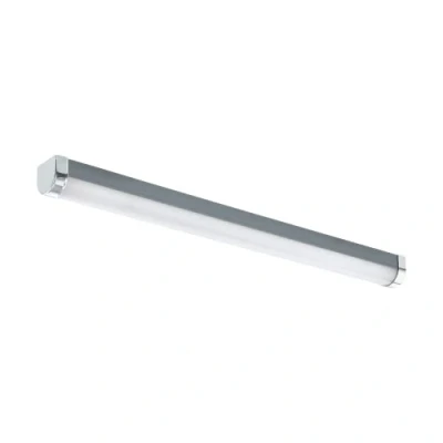 Immagine di EGLO lampada a specchio Led Tragacete 1, luce singola in plastica, illuminazione da bagno, metallo, resistente all&#039;umidità, IP 44, L: 60 cm