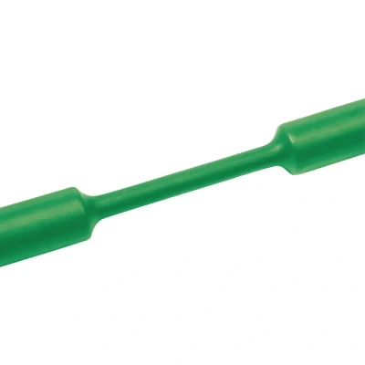 Immagine di HellermannTyton 333 30305 Termoretraibile senza colla Verde 3 mm 1 Restringimento:3:1 Merce a metro