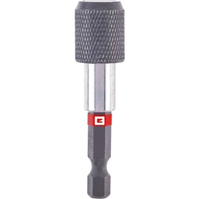 Immagine di Einhell Supporto per punte a sgancio rapido con attacco 1/4&quot; E 6.3, 60 mm (cromo vanadio, manicotto in alluminio, magnete permanente)