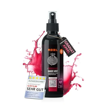 Immagine di ADBL Magic Mist (200 ml) deodorante per auto un Profumo duraturo nel veicolo o a casa Pomegranate Juice Dolce di melograno tocco esotico Spray profumato compatto