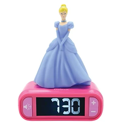 Immagine di Lexibook Sveglia digitale Disney Princess per Bambini con Luce Notturna Snooze, Orologio Bambini, Luminoso, Colore rosa RL800DP