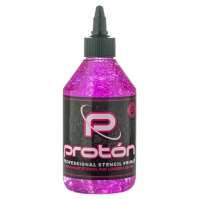 Immagine di PROTON Professional stencil Primer Rosa 250 ml / 8,5 oz Fissatore estremità per tatuaggio