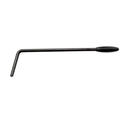 Immagine di Musiclily Ultra 5mm Push in Leva Tremolo Acciaio Inossidabile per Ponte China Wilkinson Serie M, Nero con Tappo