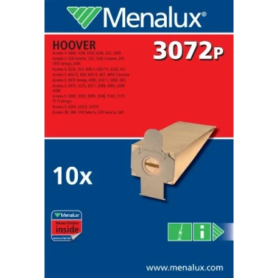 Immagine di Menalux 900256161 3072P Sacchetti per Scopa Hoover Acenta