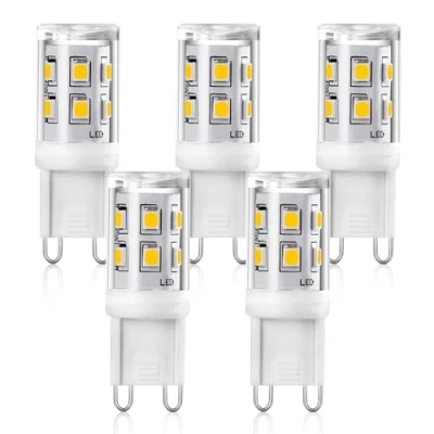 Immagine di YUIIP Lampadine LED G9 2W, Equivalenti a 20W 25W, Non Dimmerabili, Angolo 360, Attacco G9, Risparmio Energetico, Confezione da 10 (4000K Bianco Naturale)