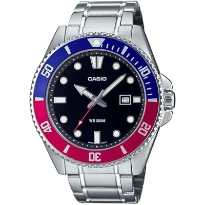 Immagine di Casio Orologio Analogico al Quarzo Uomo con Cinturino in Acciaio Inossidabile MDV 106DD 1A3VCF