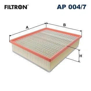 Immagine di FILTRON AP 004/7 filtro aria 69 259,5 314,5 Cartuccia VOLKSWAGEN: Amarok Pick up, Camion pianale / Telaio