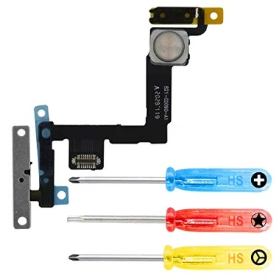 Immagine di MMOBIEL Tasto Power/Volume Pulsante Compatibile con iPhone 11 2019 Power On Off Button/Controllo Volumo Cavo Flessibile di Ricambio Incl Mute, Flash, Microfono e Cacciaviti