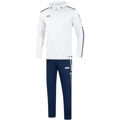 Immagine di JAKO Tuta da donna Striker 2.0 con cappuccio, grigio pietra e bianco, 40, M9619