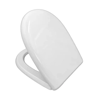 Immagine di Inbagno Sedile WC Copriwater dedicato Serie ARETUSA di Cesame, Bianco Modello Avvolgente in termoindurente, Chiusura Soft Close
