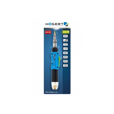 Immagine di Hogert Technik HT2C401 Saldatoio (a stagno) 400C, 1300C, 550C Butane(lighter fuel)