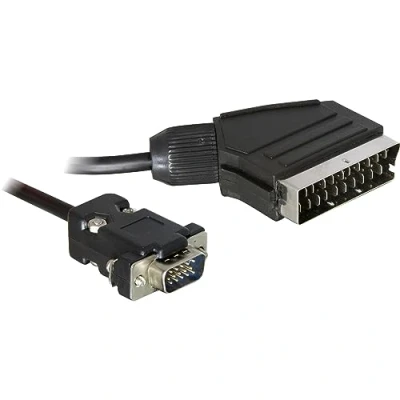 Immagine di Delock 65028 Cavo Adattatore Scart VGA 2m