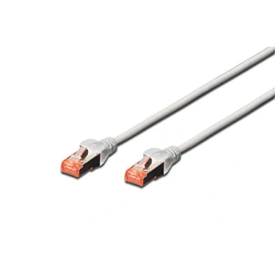 Immagine di Digitus DK 1644 070 RJ45 cavo di rete, patch CAT 6 S/FTP 7.00 m Grigio Privo alogeni, coppie intrecciate, con protezione, Ritardante fiamma 1 pz.