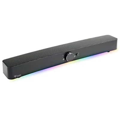 Immagine di Itek Gaming Soundbar S100 illuminazione RGB, BlueTooth, Jack 2x3.5mm con Uscita Mic e Cuffie