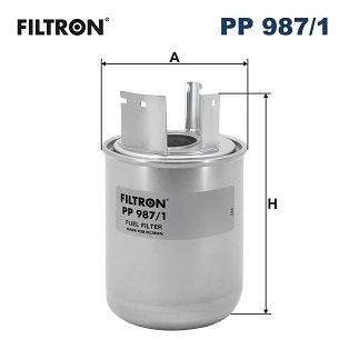 Immagine di FILTRON PP 987/1 Filtro Carburante per condotti/circuiti RENAULT: Kadjar, Koleos 2