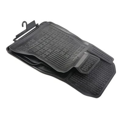 Immagine di REZAW PLAST 200713 Set tappetino Gomma anteriore e posteriore 4 nero Su misura BMW: 5 Sedan, Touring
