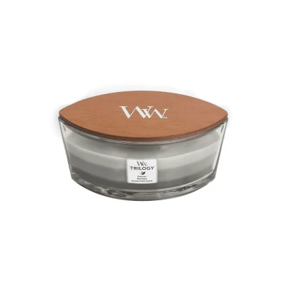 Immagine di WoodWick Scented Candle Ellipse Trilogy Warm Woods 9 cm / 19