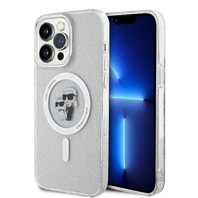 Immagine di KARL LAGERFELD KLHMP15LHGKCNOT Custodia rigida per iPhone 15 Pro 6.1&quot;, colore: Trasparente