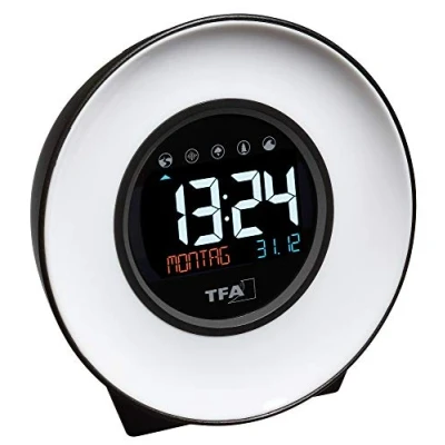 Immagine di TFA Dostmann 60.2023.02 Quarzo Sveglia Bianco, Blu, Giallo, Verde, Rosa, Rosso, Azzurro Tempi di allarme 1 Display grande