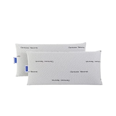 Immagine di Todocama Cuscino Naturale, Composto da Un Nucleo viscoelastico al 100% con Particelle di Carbonio Attivo Che riducono i Cattivi odori e umidità. Confezione 2 Pezzi 75 cm