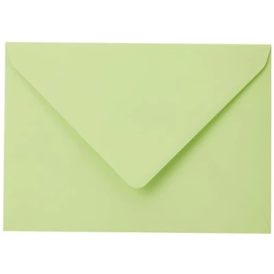 Immagine di Clairefontaine 555472C Pacco da 20 Buste gommate Formato C5 (16,2x22,9cm) 120g/m² Colore verde germoglio Inviti Eventi e Corrispondenza Gamma Pollen Carta Premium Liscia