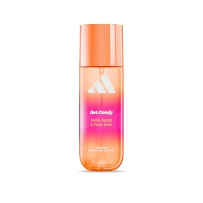 Immagine di adidas Vibes Get Comfy Acqua profumata spray Per corpo e capelli, da Donna, Mood Boosting, Note di Delizia alla Vaniglia Fiore Peonia, Ogni Occasione, 150 ml