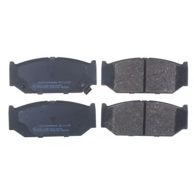 Immagine di DENCKERMANN B111435 Kit pastiglie freno Assale anteriore con segnalatore acustico usura SUZUKI: SWIFT 4, 3