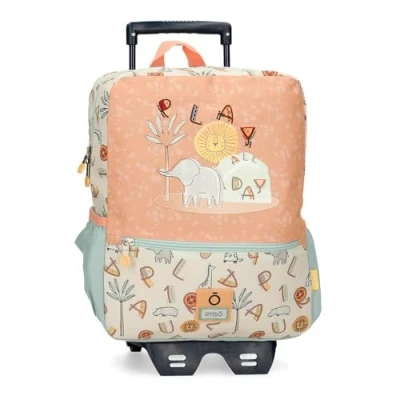 Immagine di Enso Play All Day Zaino con carrello Multicolore 25x32x12 cm Poliestere 9,6L, multicolore,