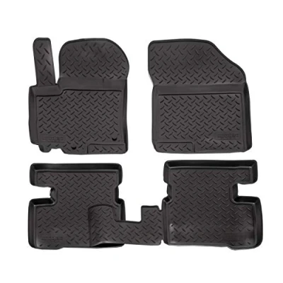 Immagine di NORM Liners 3D Tappeti Tappetini Auto In TPE Gomma Su Misura Per Swift 2010 2017, Kit di 4 Pezzi, Inodore, Nero, Antiscivolo