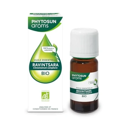 Immagine di Phytosun Arôms Ravintsara (Cinnamomum camphora) Olio essenziale Bio, 5 ml