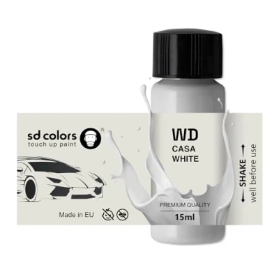 Immagine di SD COLORS CASA WHITE WD Vernice per ritocchi, 15 ML, riparazione graffi e scheggiature