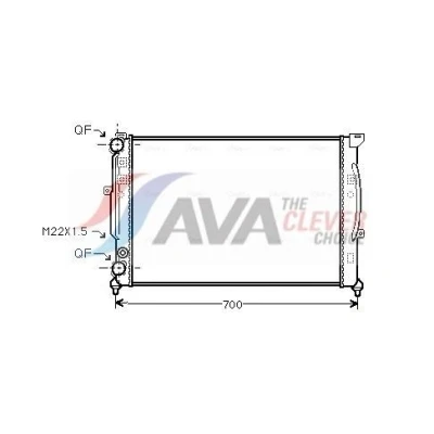 Immagine di PRASCO AIA2123 Radiatore motore Alluminio 630 396 32 con giunti rapidi Alette di raffreddamento montate meccanicamente AUDI: A6 C5 Avant, A4 B5 Avant