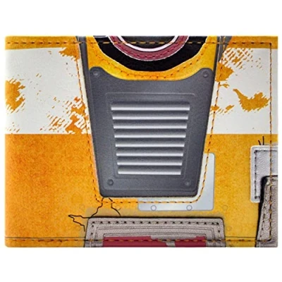 Immagine di Clap Trap Rivoluzione Robot CL4P TP Steward Bot Portafoglio/Portamonete Bi Fold Porta Carte d&#039;Identità &amp; Carte, Arancione