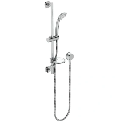 Immagine di Ideal Standard Idealrain, Kit asta doccia, Saliscendi con accessori, Cromato