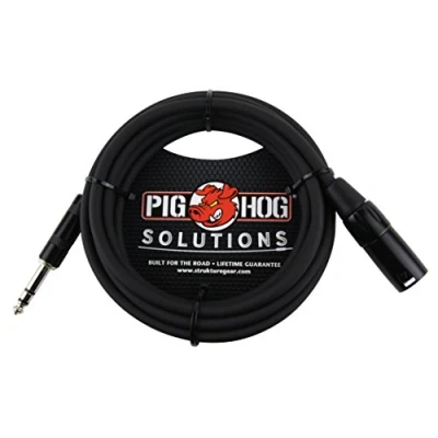 Immagine di Pig Hog PX TMXM15 Cavo adattatore per bilanciamento da TRS a XLR, 1/4&quot;, 4,5 m
